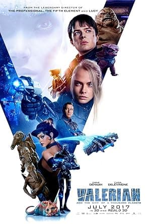 Poster for Valérian and the City of a Thousand Planets