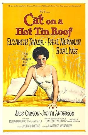 Poster for Cat on a Hot Tin Roof