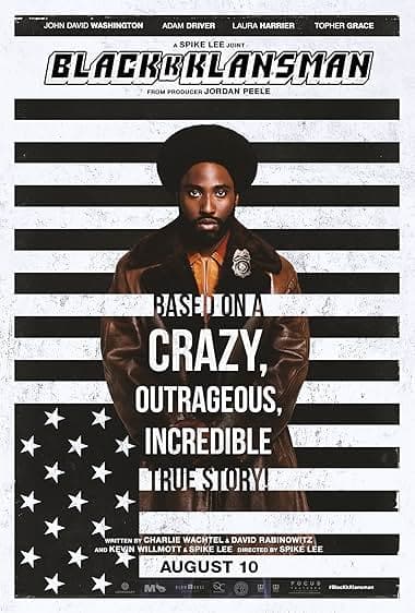 Poster for BlacKkKlansman